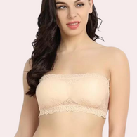 Wirefree and Stretchable Tube Bra for Ultimate Comfort