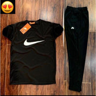 Classy Black Dry Fit Men Tracksuit