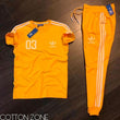 Yellow Dry Fit Men Tracksuits