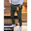 Trendy Cotton Green Strechable Cargo Pants-30