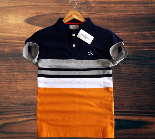 Best Men's Cut & Sew Polo Multi T-shirt