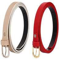 Set 2 Women's Leather Belt