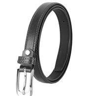 Black Women Leather Formal Belt