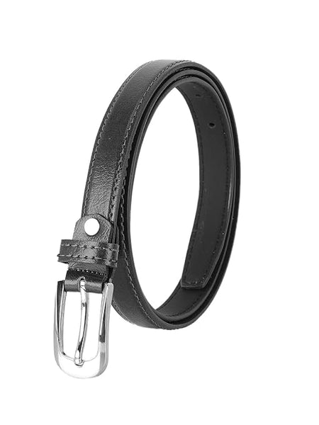 Black Women Leather Formal Belt