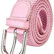 Pink Stretchable Woven Fabric belt