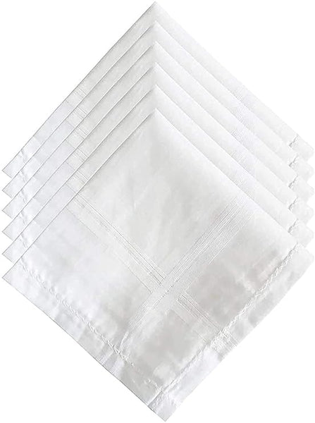 White Cotton Women Handkerchief