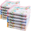 Pk 12 Cotton Women's Floral Handkerchiefs