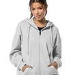 Wome Cotton Zipper Grey Jacket