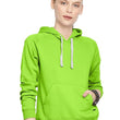 Women Winter Neck Neon Hooded