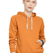 Women Winter Neck Orange Hooded