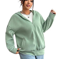 Women Full Sleeves Green Jacket