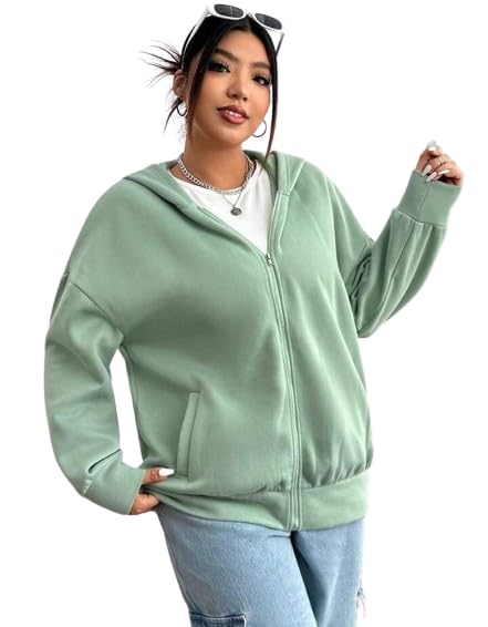 Women Full Sleeves Green Jacket