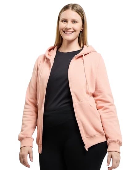 Women Full Sleeves Peach Jacket