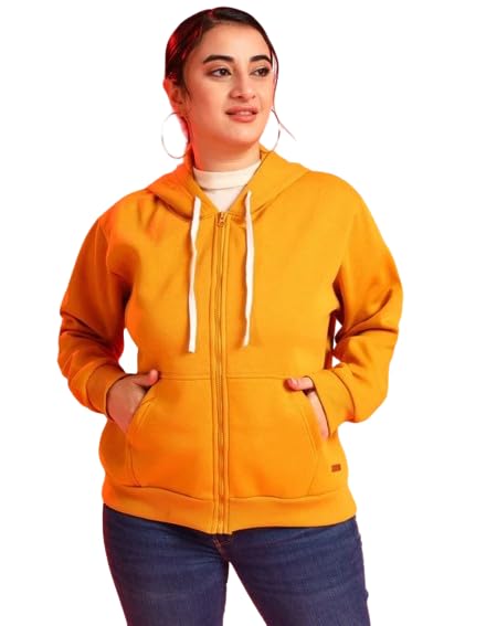 Women Full Sleeves Yellow Jacket