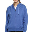 Women Cotton Royal Melange Hooded