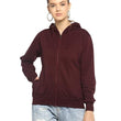 Women Cotton Wine Hooded