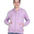 Women Cotton Lavender Hooded