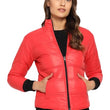 Women Regular Fit Red Jacket