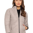 Women Regular Fit Grey Jacket