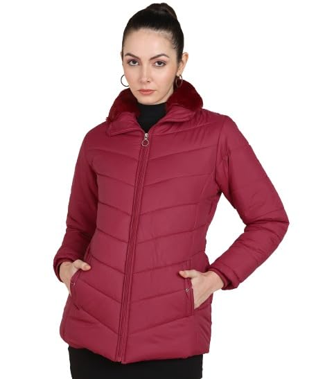 Women Winter Wear Rose Jacket