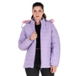 Women Winter Puffer Purple Jacket