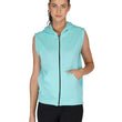 Women Half Sleeves Aqua Blue Jacket