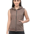 Women Half Sleeves Coffee Jacket