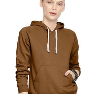 Women Winter Neck Brown Hooded