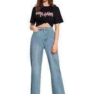 Women High Rise Light Blue Jeans