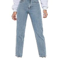 Women High Rise Blue Jeans