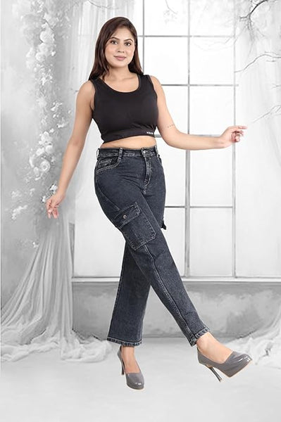 Women Denim Black Jeans