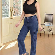 Women Denim Navy Blue Jeans