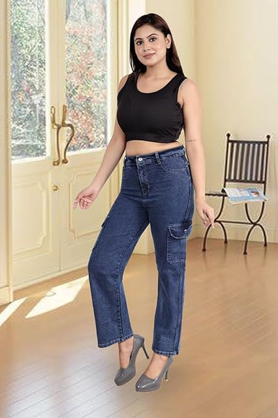 Women Denim Navy Blue Jeans