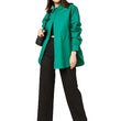 Women Oversized Cotton Green Shirt