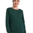 Women Crew Neck Green Sweatshirt