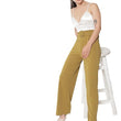 Women High Rise Korean Honey Brown Trousers