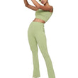 Women Casual Formal Light Green Trouser