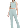 Women Casual Formal Teal Trouser