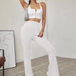 Women Casual Formal Off White Trouser