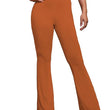 Women Stretchy Yoga Dress Rust Orange Trouser