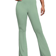 Women Stretchy Yoga Dress Teal Green Trouser