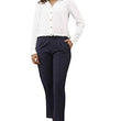 Women Casual Formal Navy Blue Trouser