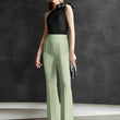 Women High-Waisted Pista Trousers