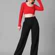 Womens Korean Jade Black Trousers