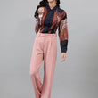 Womens Korean Pink Trousers