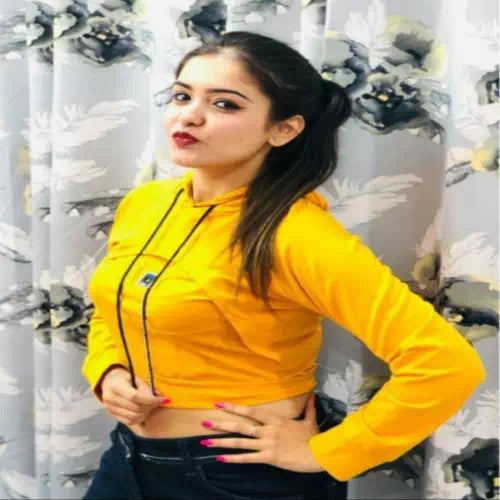 Classy Yellow Women Crop Top